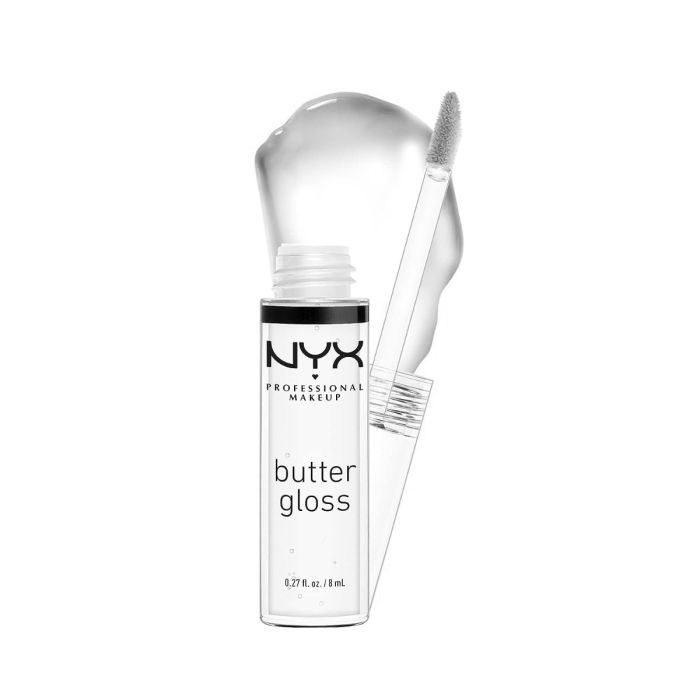 Nyx Cosmetics - Butter Gloss - Non-Sticky Lip Gloss - Sugar Glass - Clear