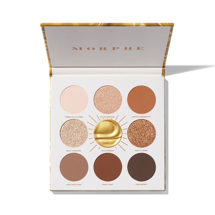 Morphe - Rich & Foiled Artistry Palette -Gold Seeker 