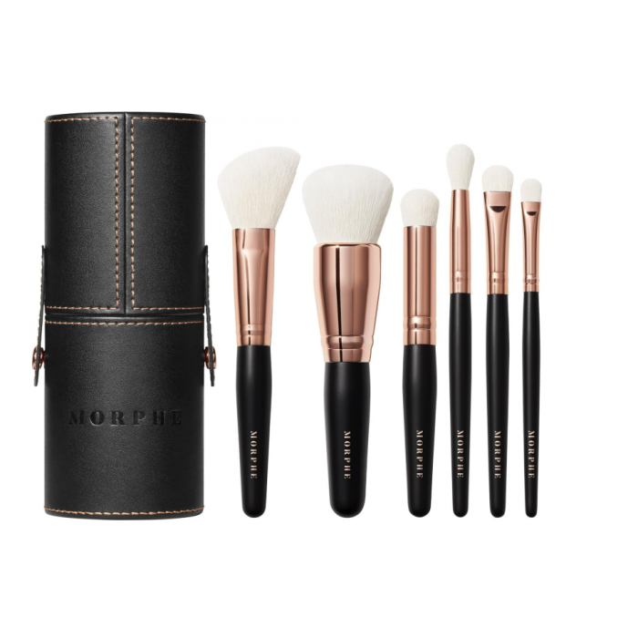 Morphe-Rose Away 6 piece travel brush set