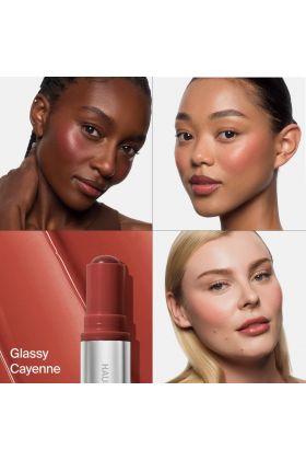 Haus Labs - COLOR FUSE GLASSY BLUSH BALM STICK - Cayenne