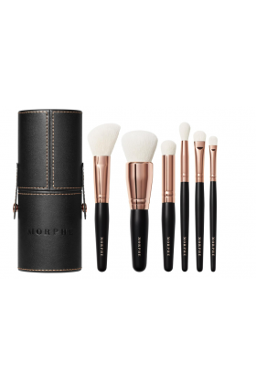 Morphe-Rose Away 6 piece travel brush set