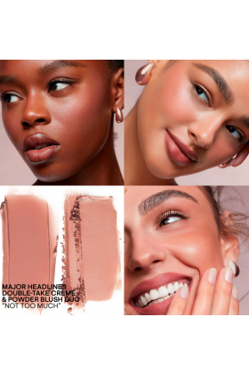 PATRICK TA Major Headlines Double-Take Cream and Powder Blush Duo - Not Too Much
