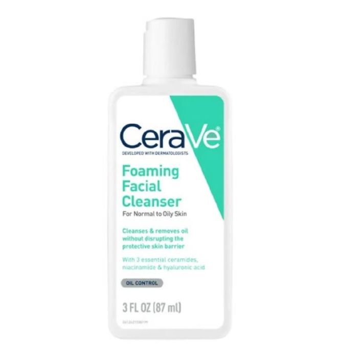 CeraVe- Foaming Facial Cleanser, 3 fl oz