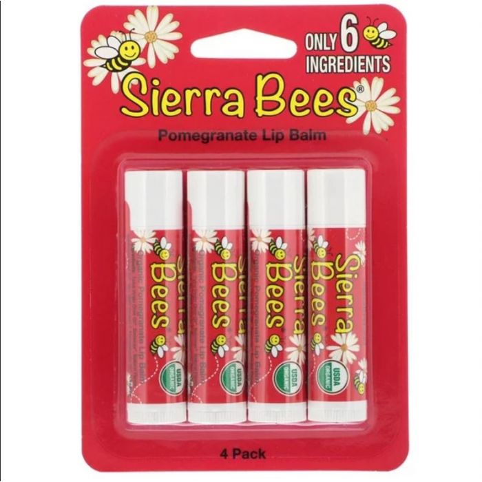 Sierra Bees - Organic Lip Balms - Pack of 4