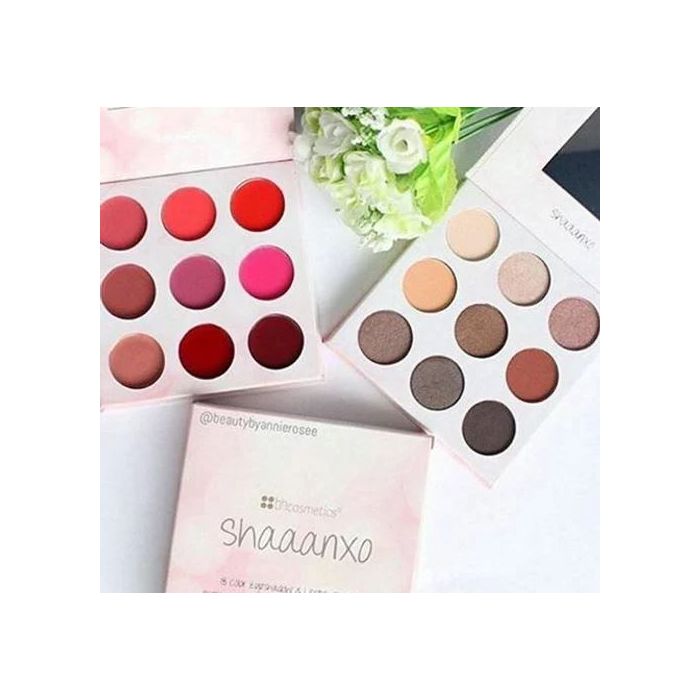 Bh Cosmetics - Shaaanxo 18 Color Eyeshadow & Lipstick Palette