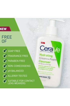 CeraVe - Hydrating Cream-to-Foam Cleanser 3 fl oz