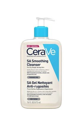 Cerave SA -Smoothing Cleanser Gel 473ml ( dry , rough ,bumpy skin)