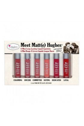 theBalm Meet Matte Hughes Set of 6 Mini Long-Lasting Liquid Lipsticks