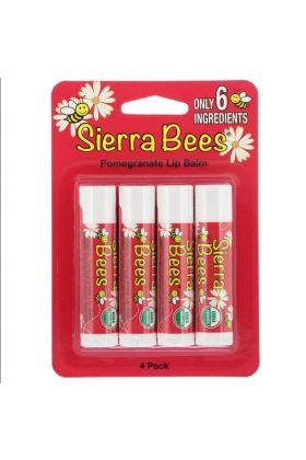 Sierra Bees - Organic Lip Balms - Pack of 4
